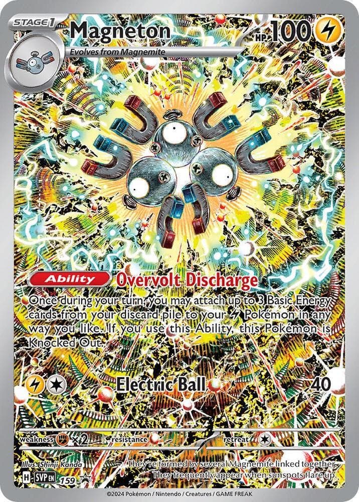 Pokemon Magneton SVP 159 - Promo - NEAR MINT/MINT